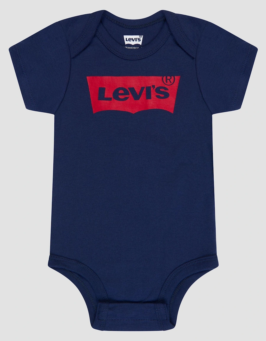 Baby Batwing Onesie Hat and Bootie Set in Navy
