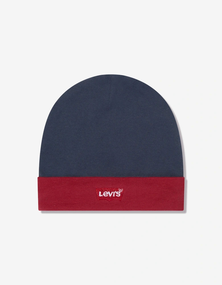 Baby Batwing Onesie Hat and Bootie Set in Navy