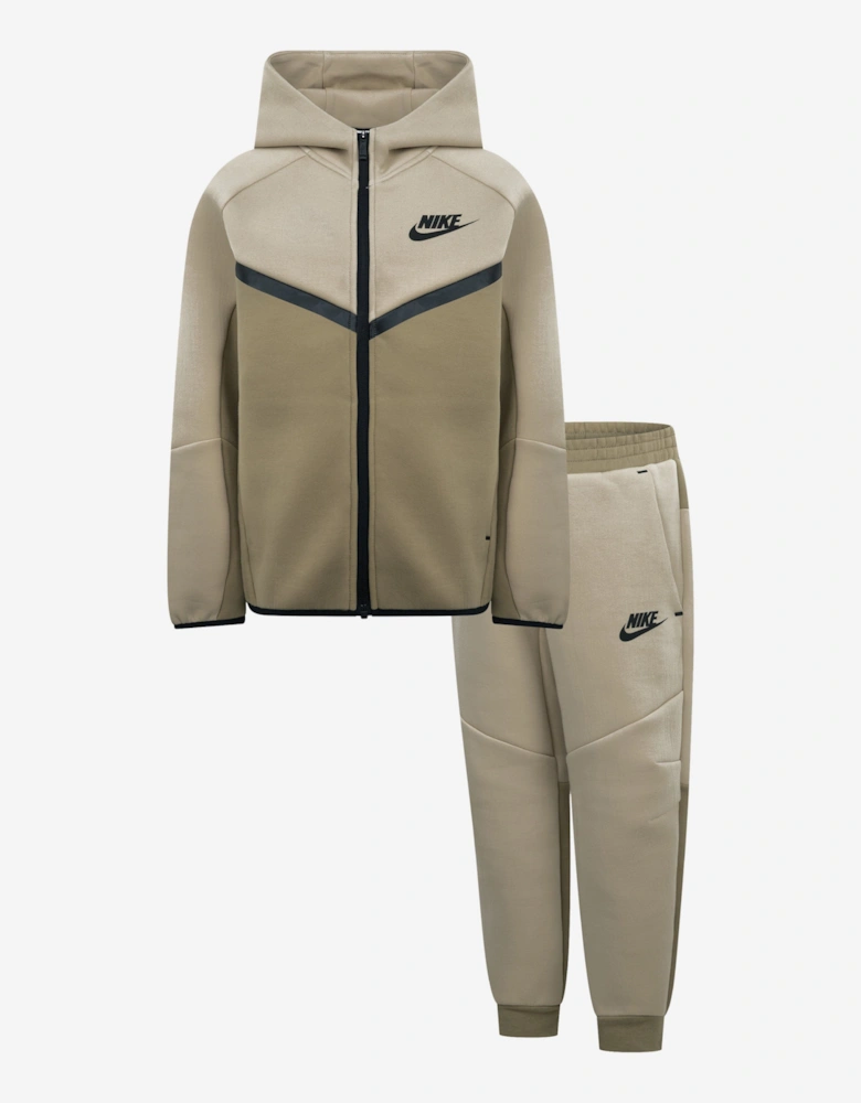 Kids NSW Tech Fleece Tracksuit in Beige