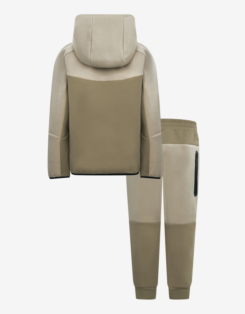 Kids NSW Tech Fleece Tracksuit in Beige