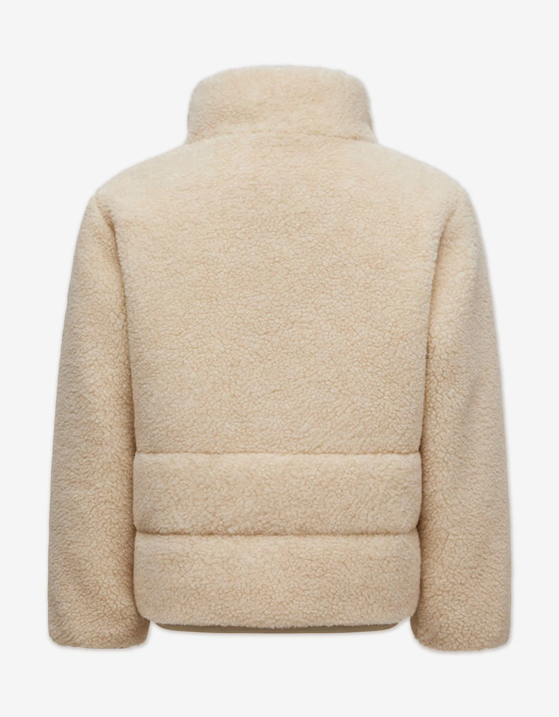 Kids Teddy Fleece Casan Jacket in Ivory