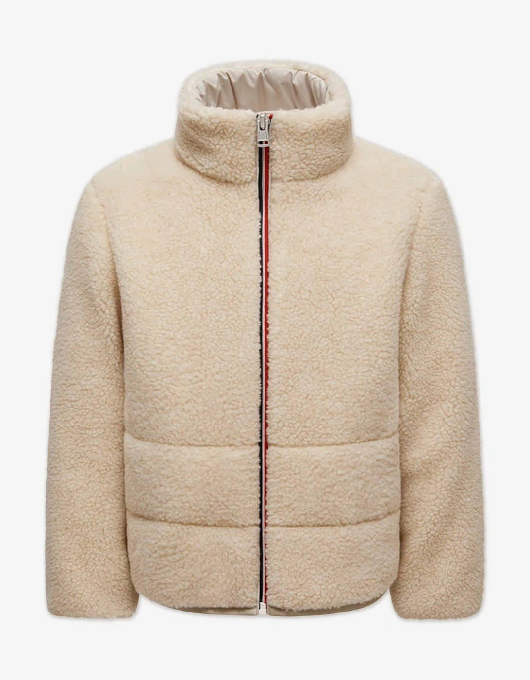 Kids Teddy Fleece Casan Jacket in Ivory, 5 of 4