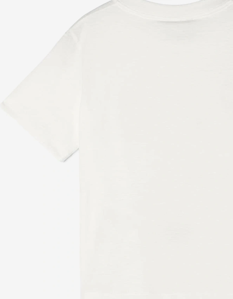 Girls Squirrel T-Shirt in White