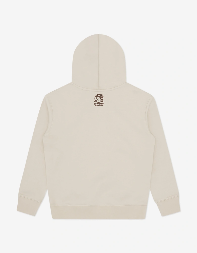 Boys Gradient Arch Logo Hoodie in Ivory