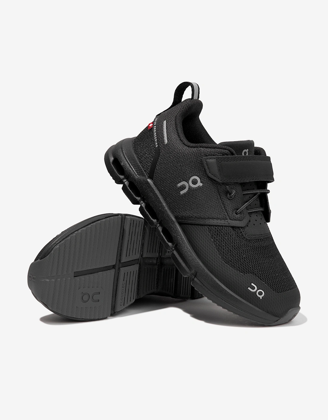 Running Kids Cloud Play Trainers in Black