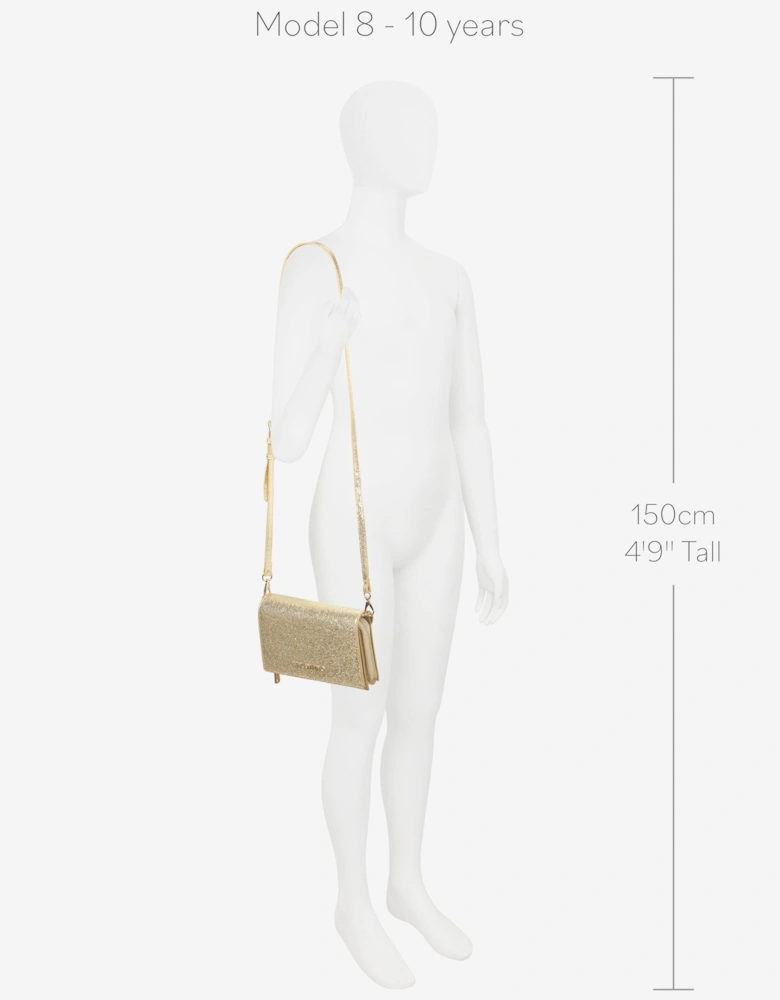 Ember Flap Bag in Gold (20cm)