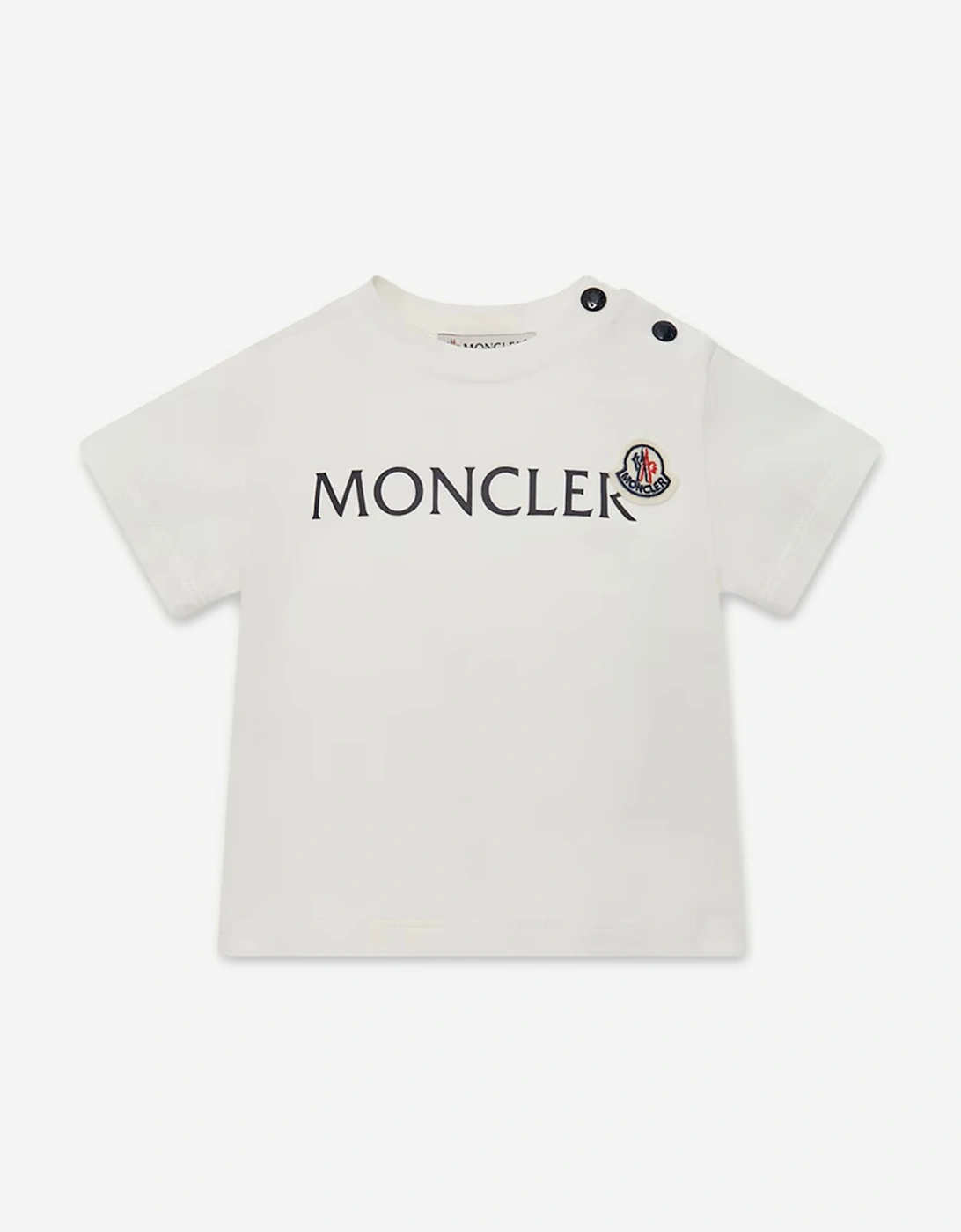 Baby Boys Logo T-Shirt in Ivory, 4 of 3