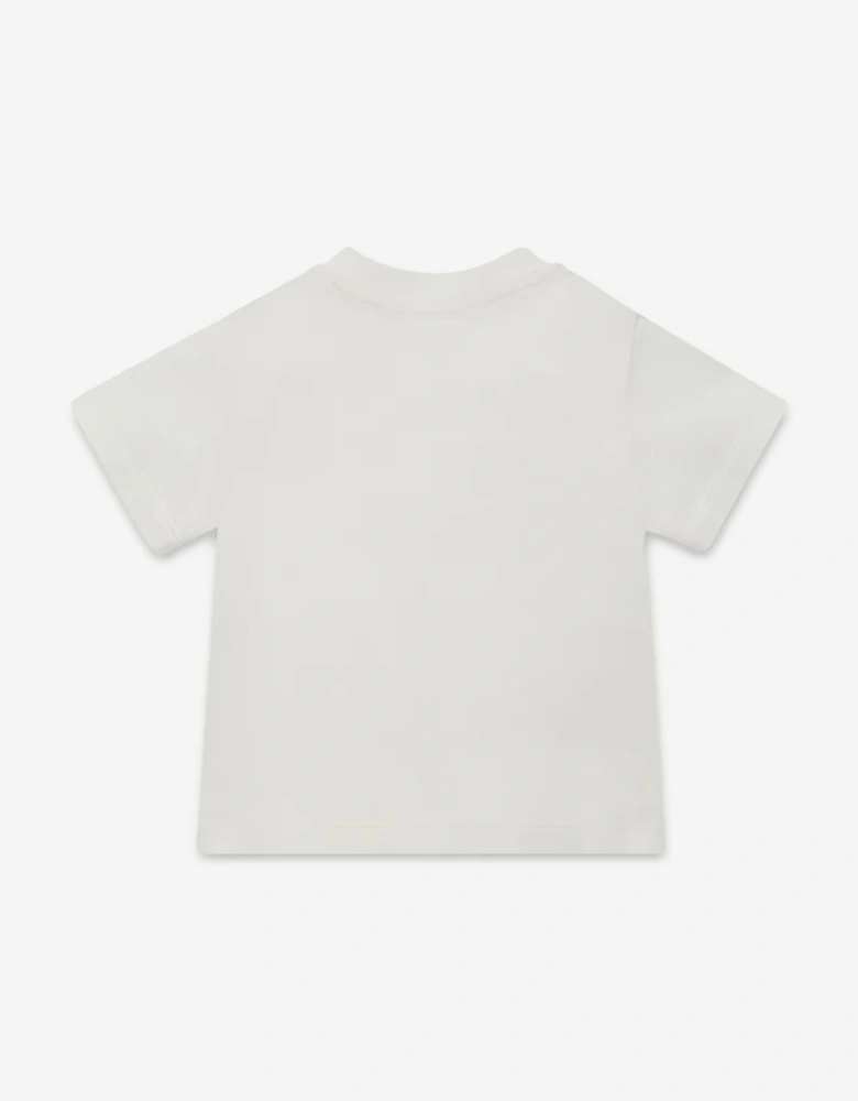 Baby Boys Logo T-Shirt in Ivory