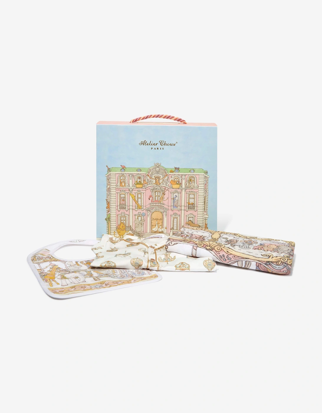 Baby Girls Carousel Gift Set in Pink