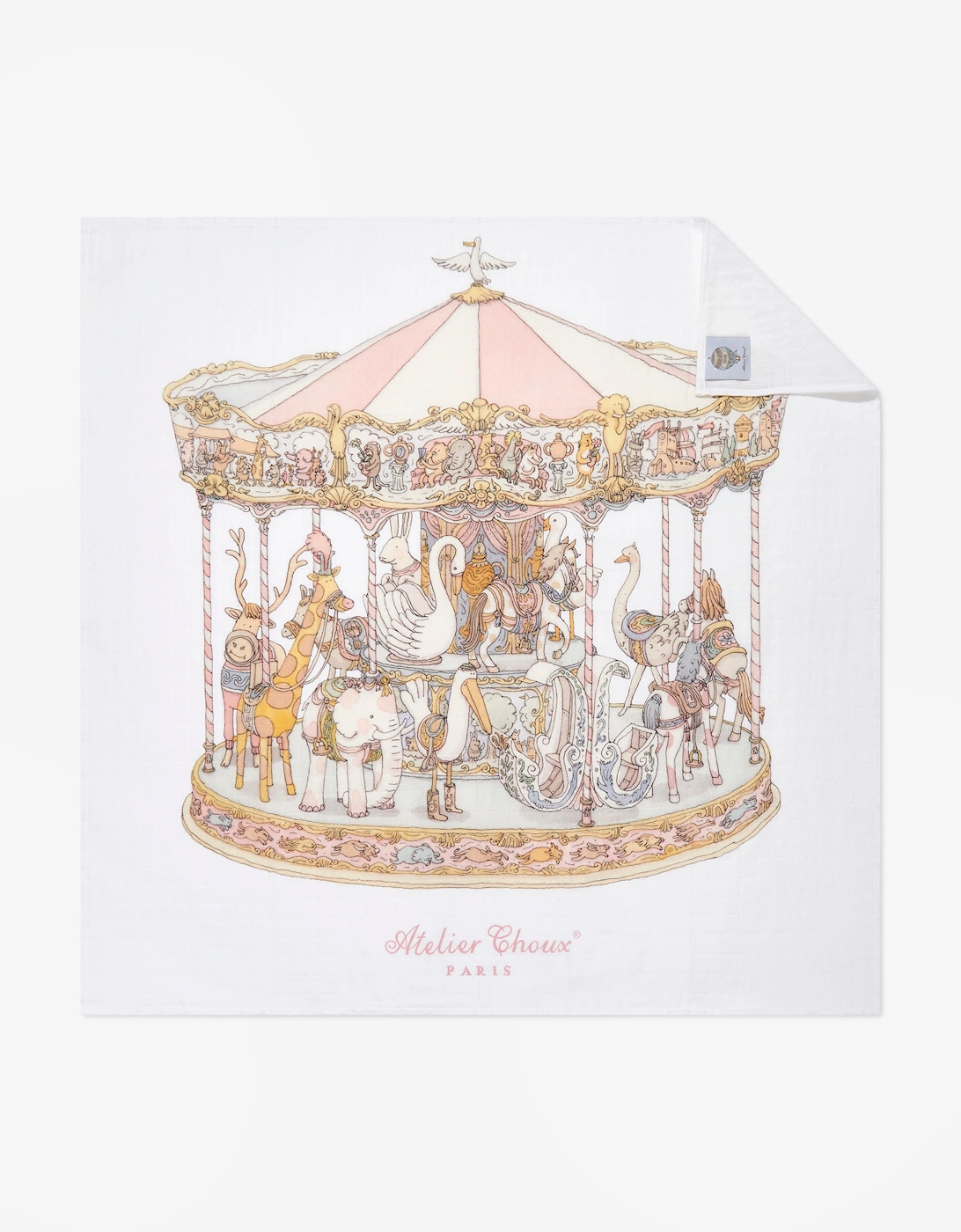 Baby Girls Carousel Gift Set in Pink