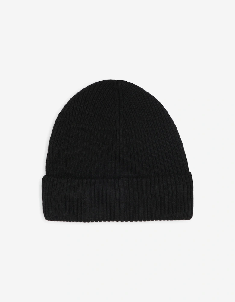 BOSS Boys Logo Beanie Hat in Black