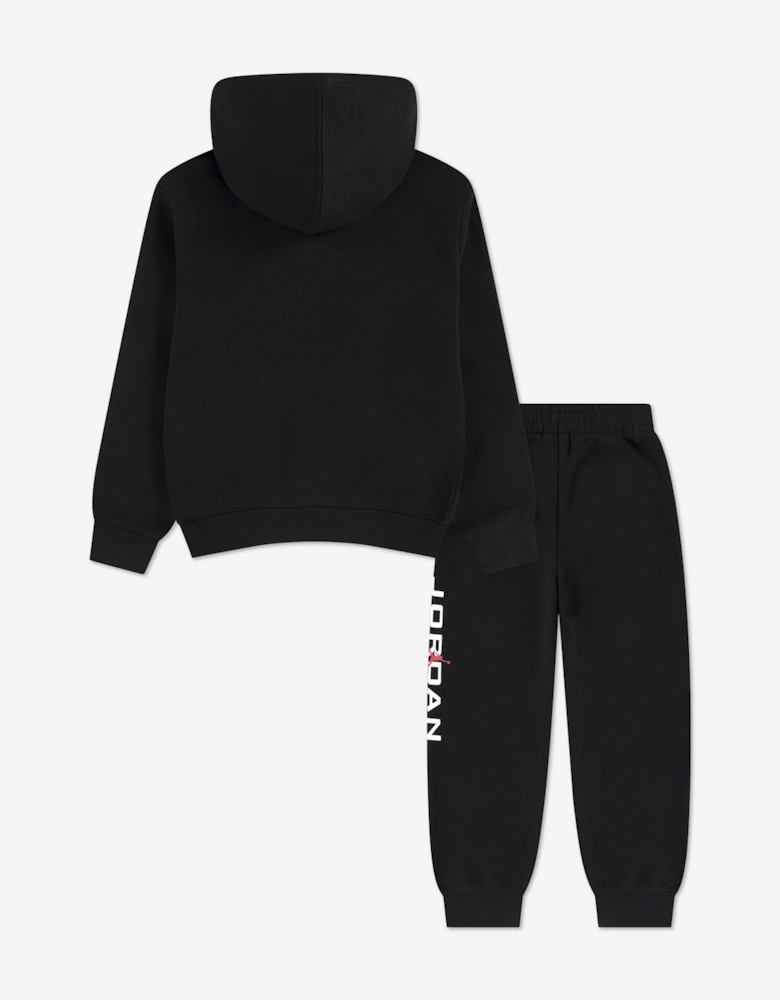 Boys MJ Stretch HBR Tracksuit in Black