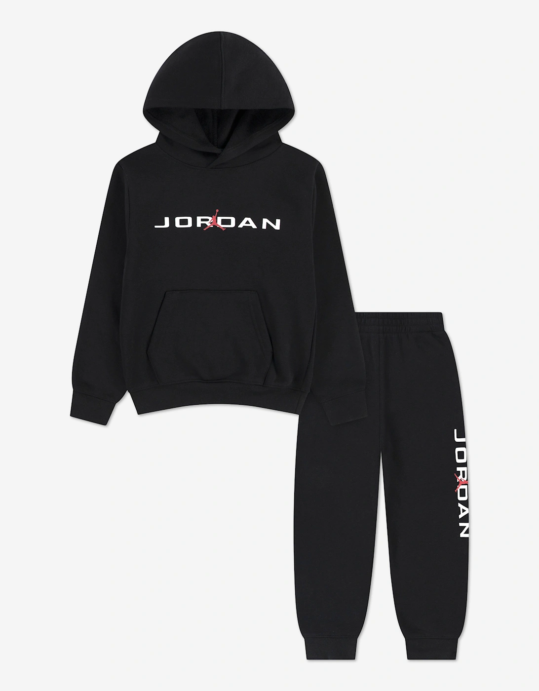 Boys MJ Stretch HBR Tracksuit in Black, 5 of 4