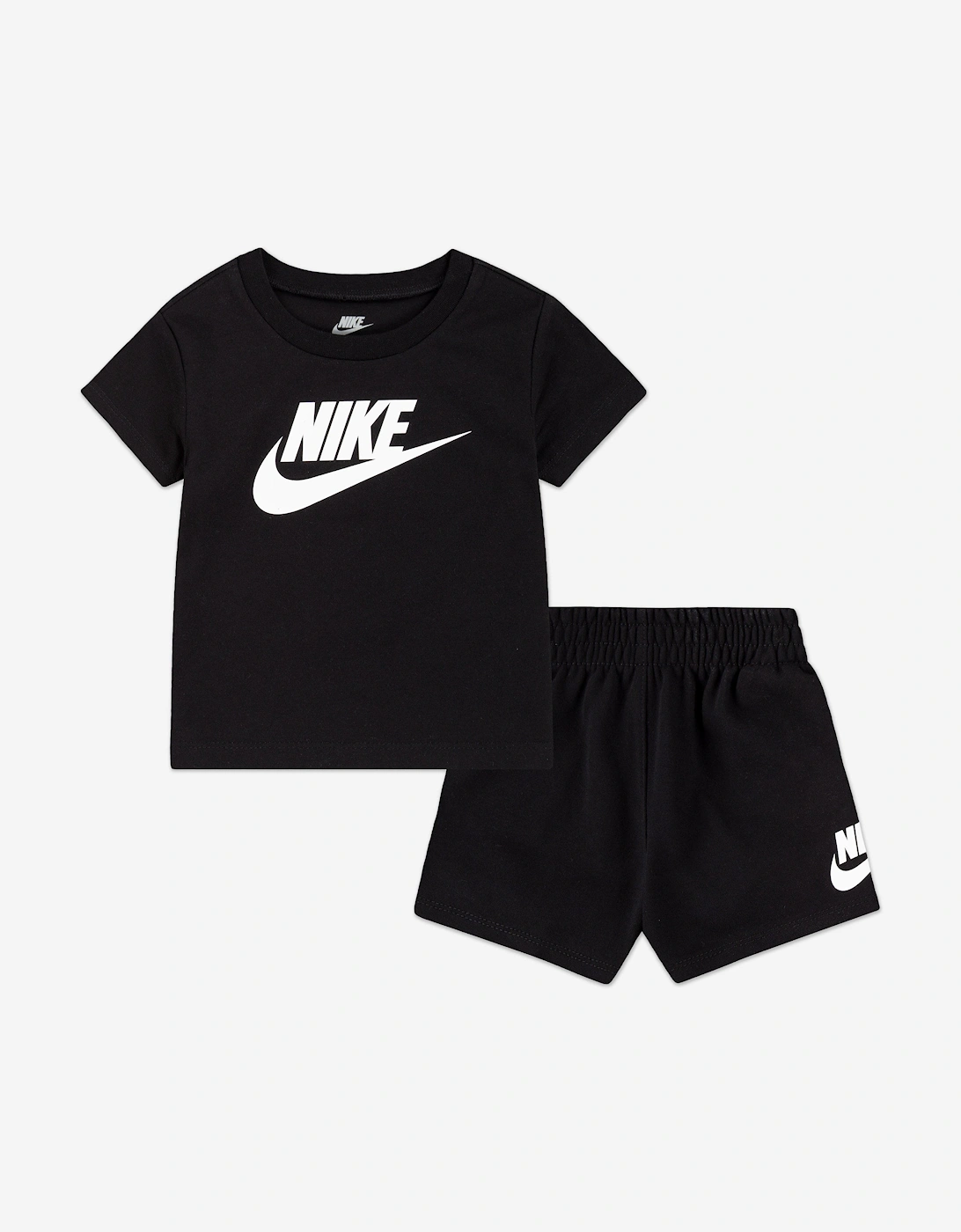 Kids Club T-Shirt and Shorts Set in Black, 5 of 4