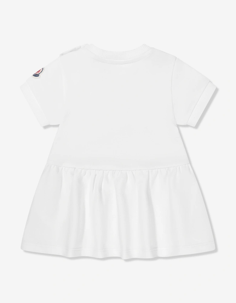 Baby Girls Bear Sweater Dress in Ivory
