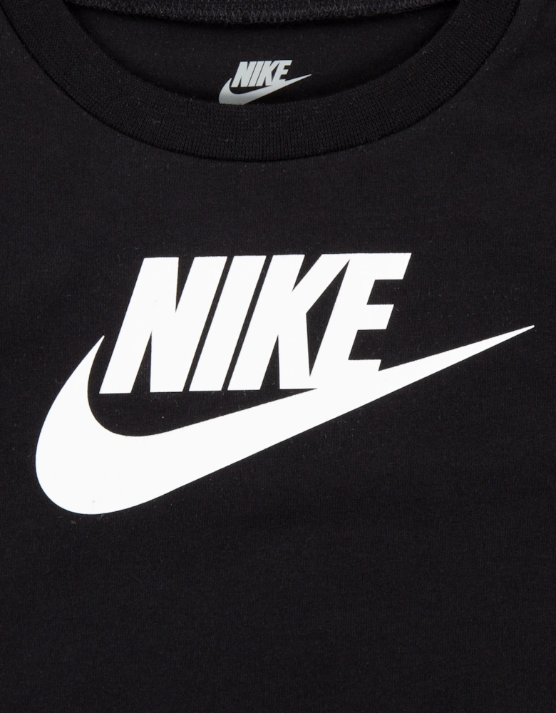 Kids Club T-Shirt and Shorts Set in Black