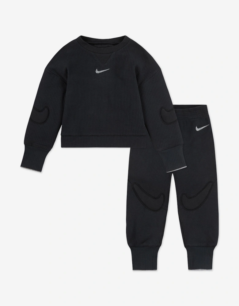 Baby Readyset Tracksuit in Black