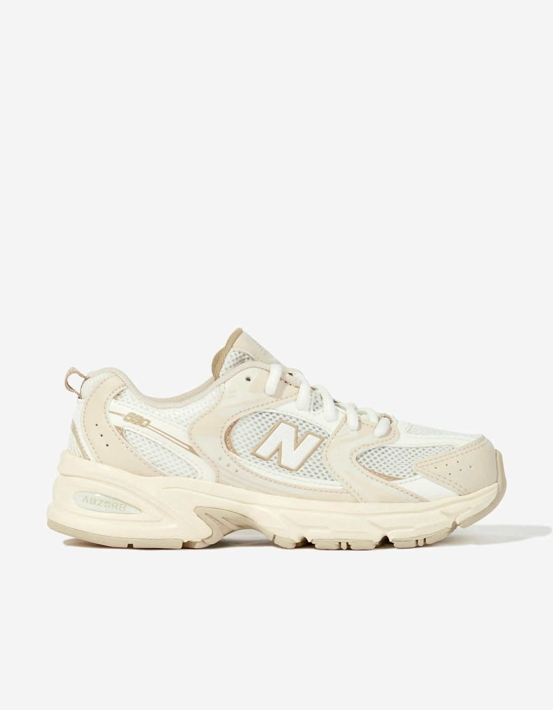Kids 530 Trainers in Ivory, 5 of 4