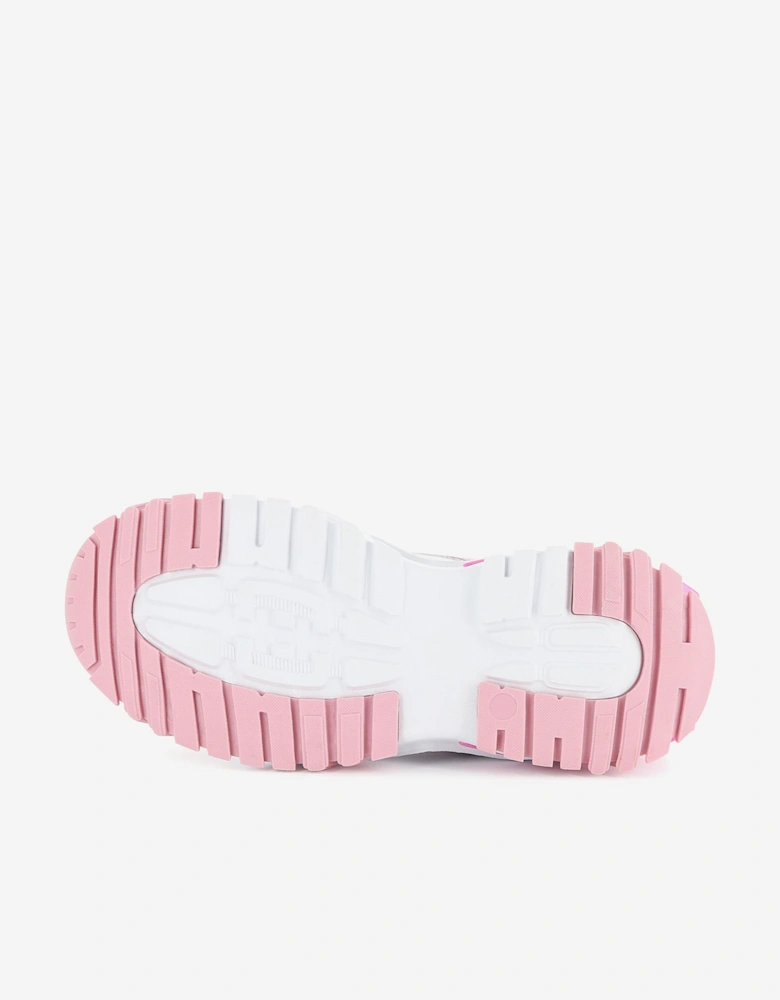 Billieblush Girls Iridescent Athletic Trainers in White