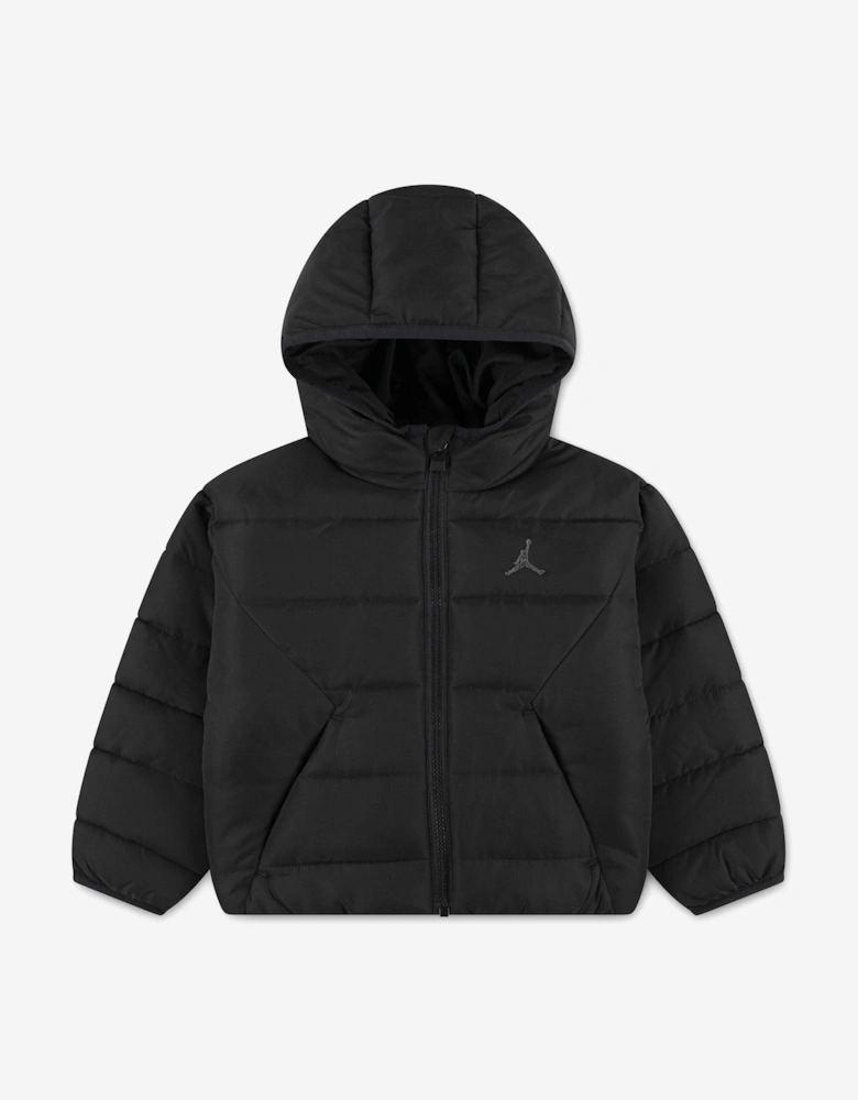 Kids MJ Brooklyn Puffer Jacket in Black