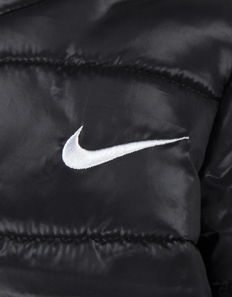Boys Quilted Jacket in Black