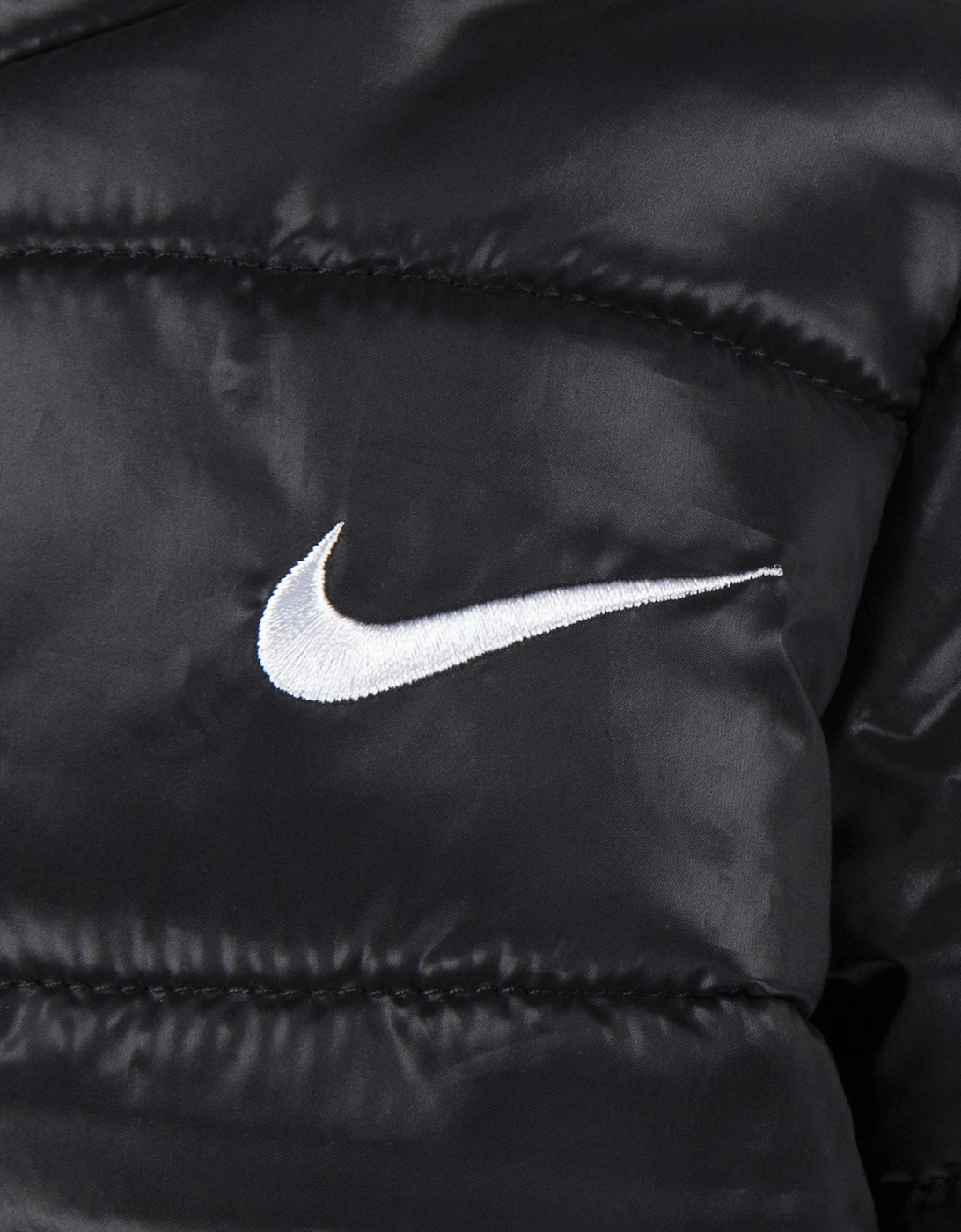 Boys Quilted Jacket in Black