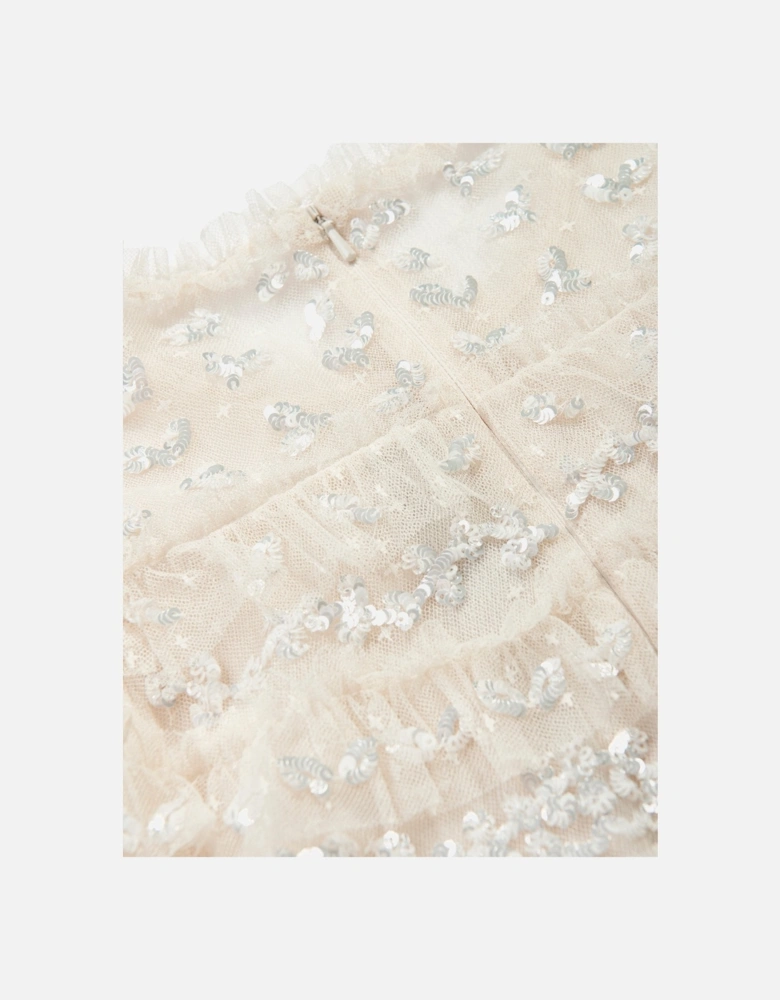 Girls Emily Lace Dress in Ivory