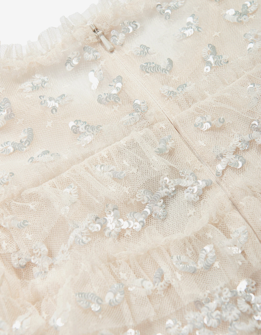 Girls Emily Lace Dress in Ivory