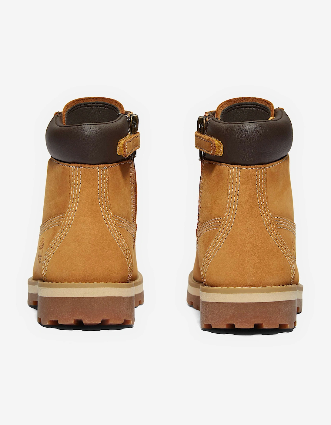 Kids Courma Mid Lace Up Boots in Beige