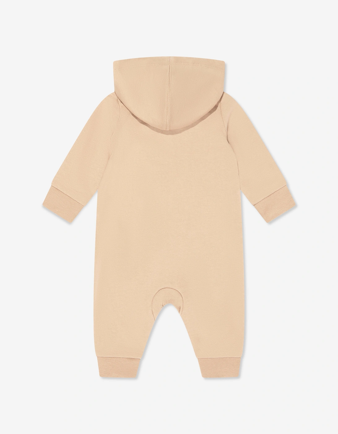 Baby Essentials Hooded Coverall in Beige