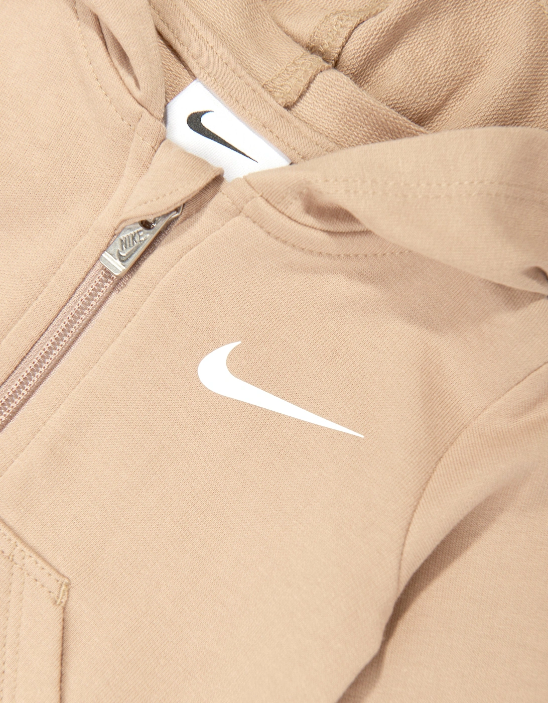 Baby Essentials Hooded Coverall in Beige