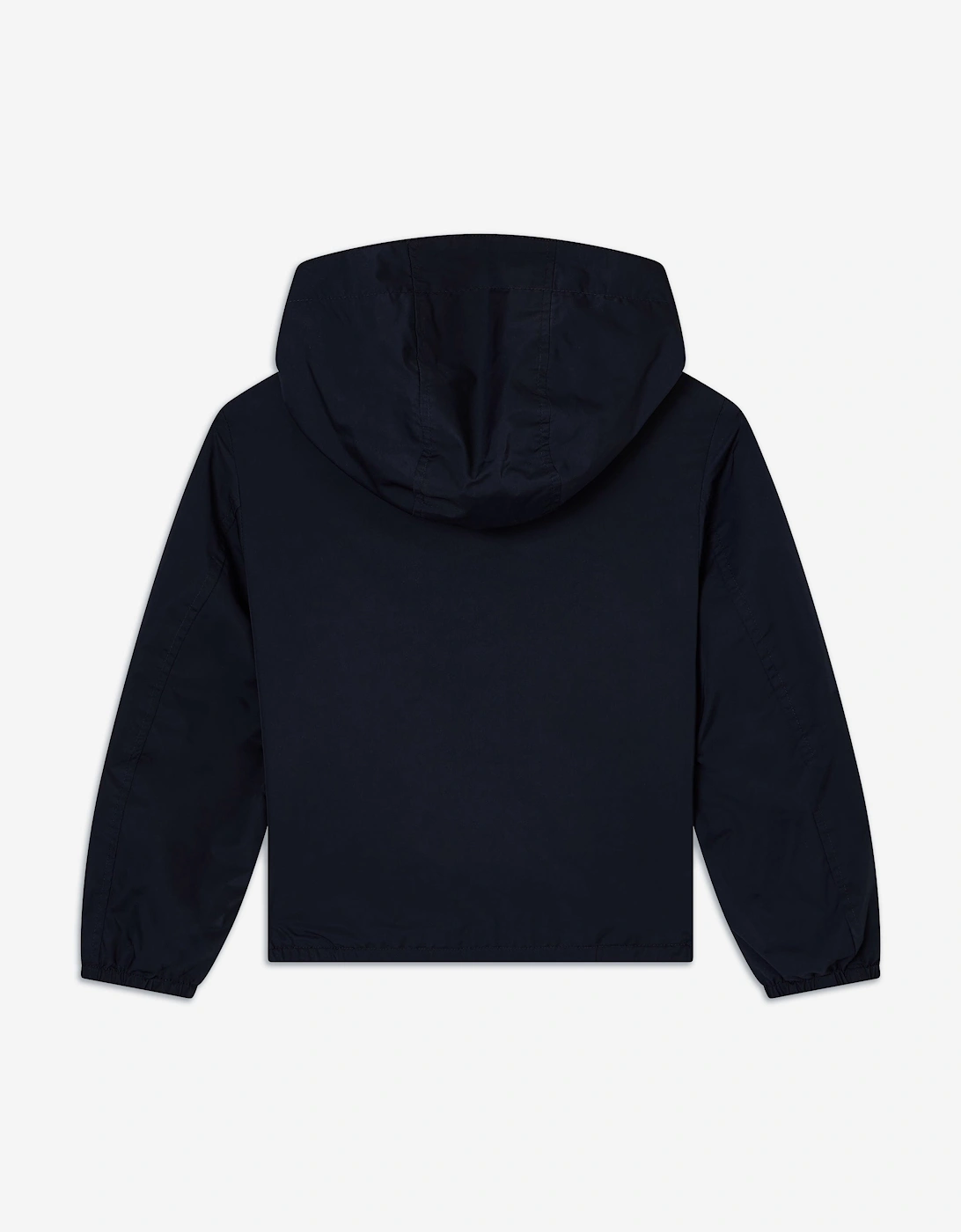 Boys Hooded Zip Up Jacket in Navy