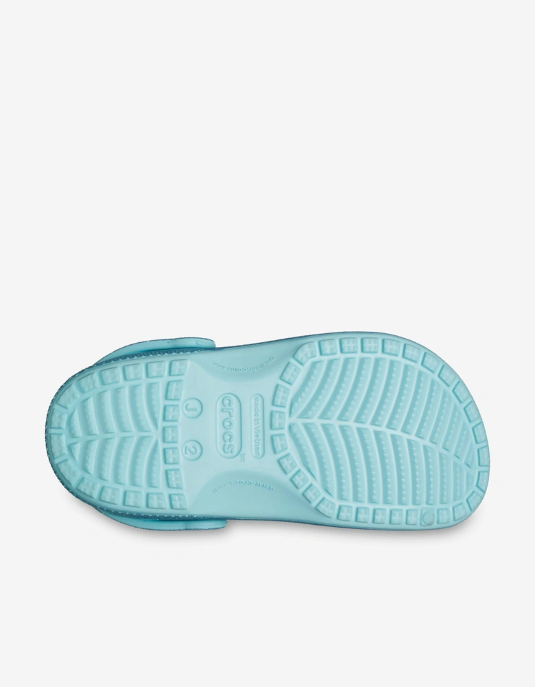 Girls Frozen Elsa Classic Clog in Blue