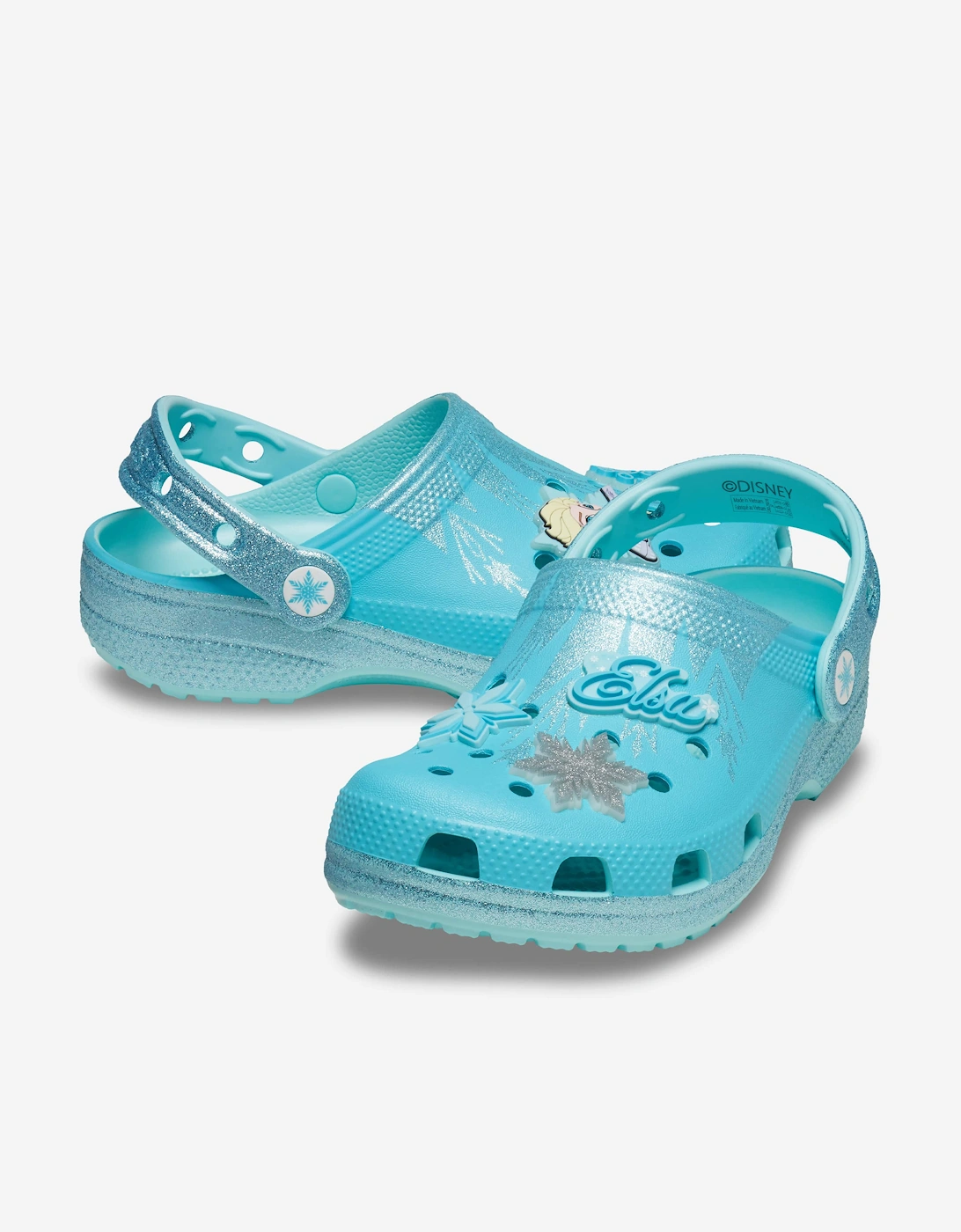 Girls Frozen Elsa Classic Clog in Blue