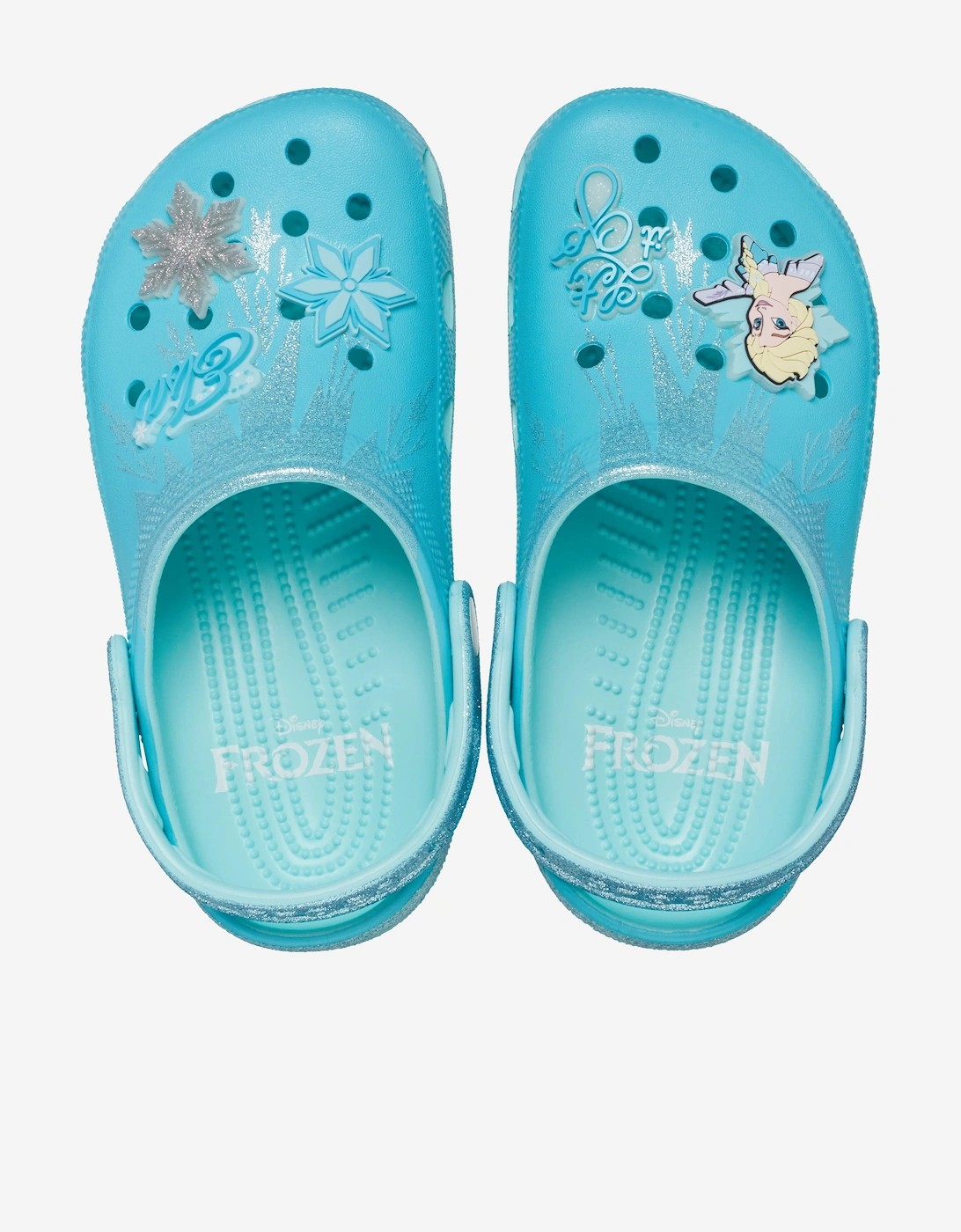 Girls Frozen Elsa Classic Clog in Blue