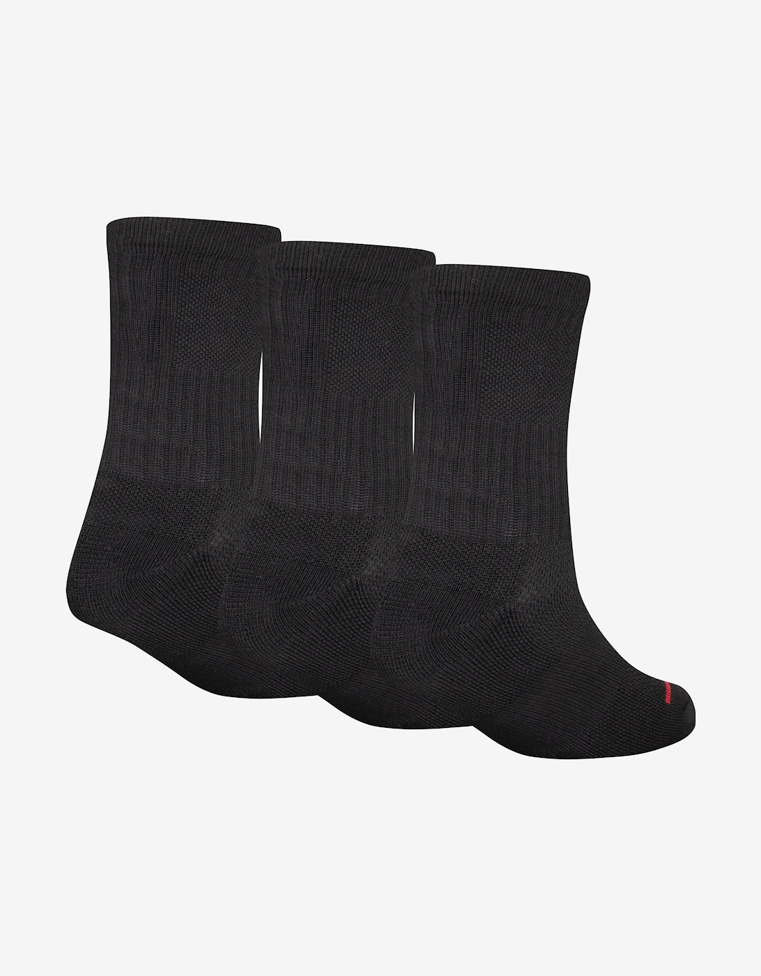 Kids Jumpman Crew Socks Set in Black