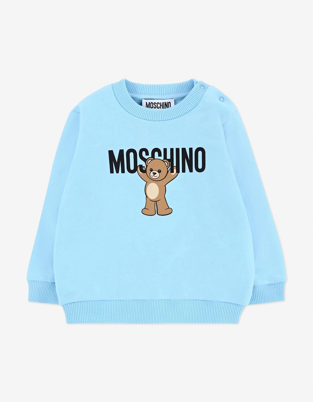 Baby Teddy Bear Logo Sweatshirt in Blue, 5 of 4