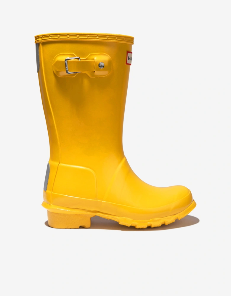 Kids Original Gloss Wellington Boots in Yellow