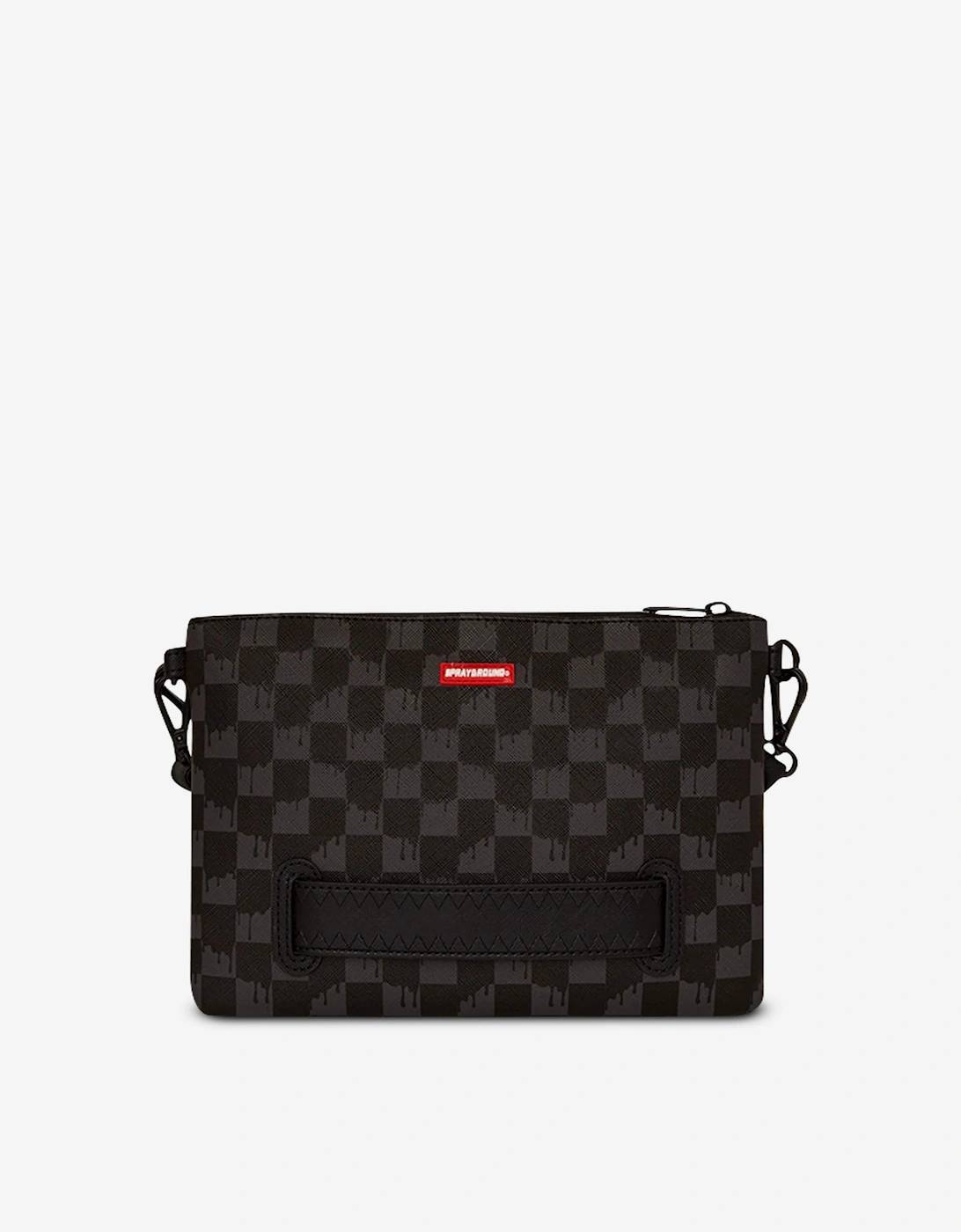 Kids Dripping Sharks In Paris Crossover Clutch in Black (25cm)