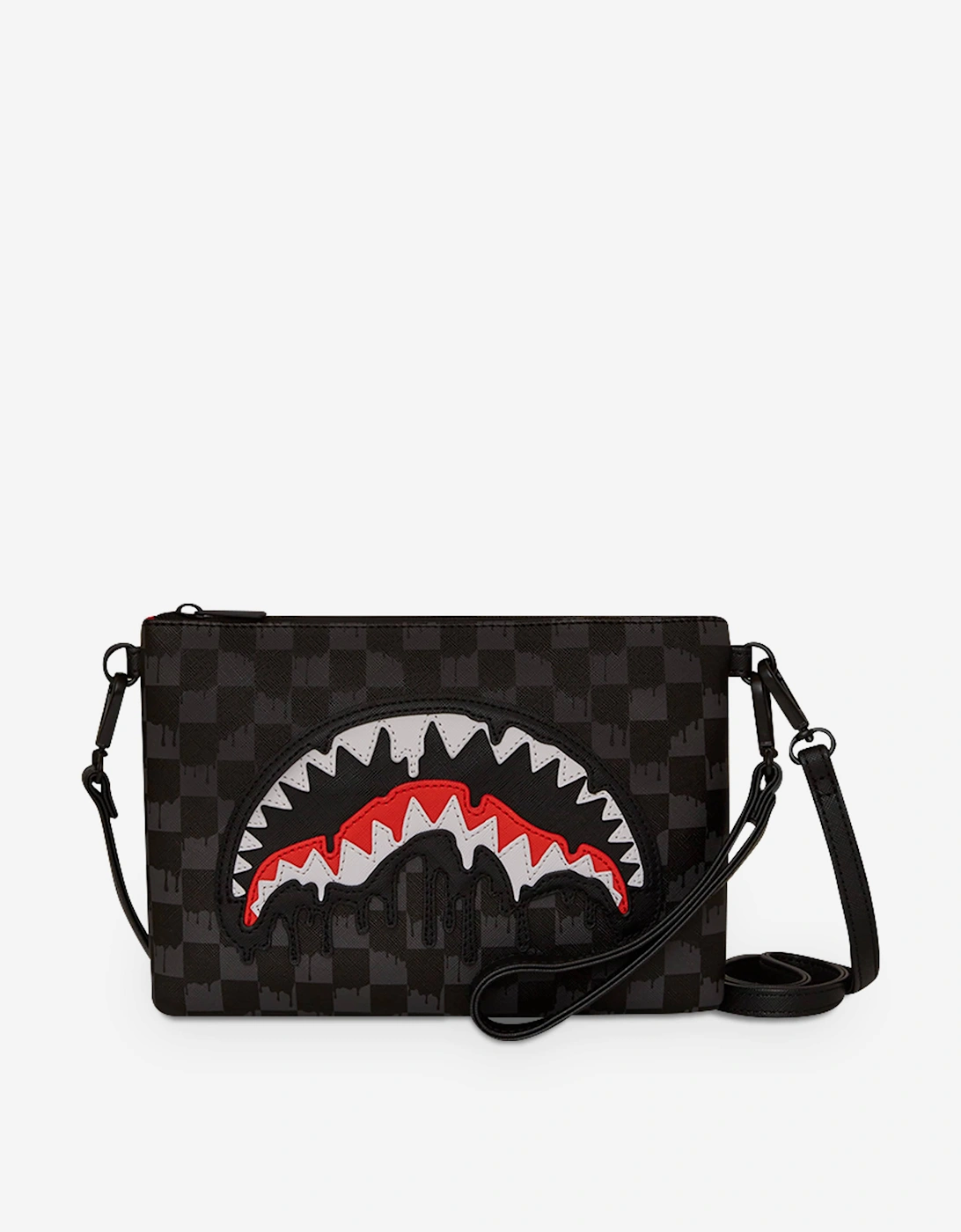 Kids Dripping Sharks In Paris Crossover Clutch in Black (25cm), 6 of 5
