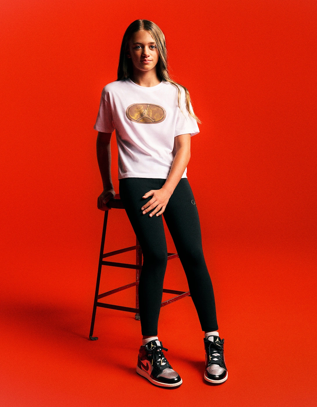 Girls Logo T-Shirt in White