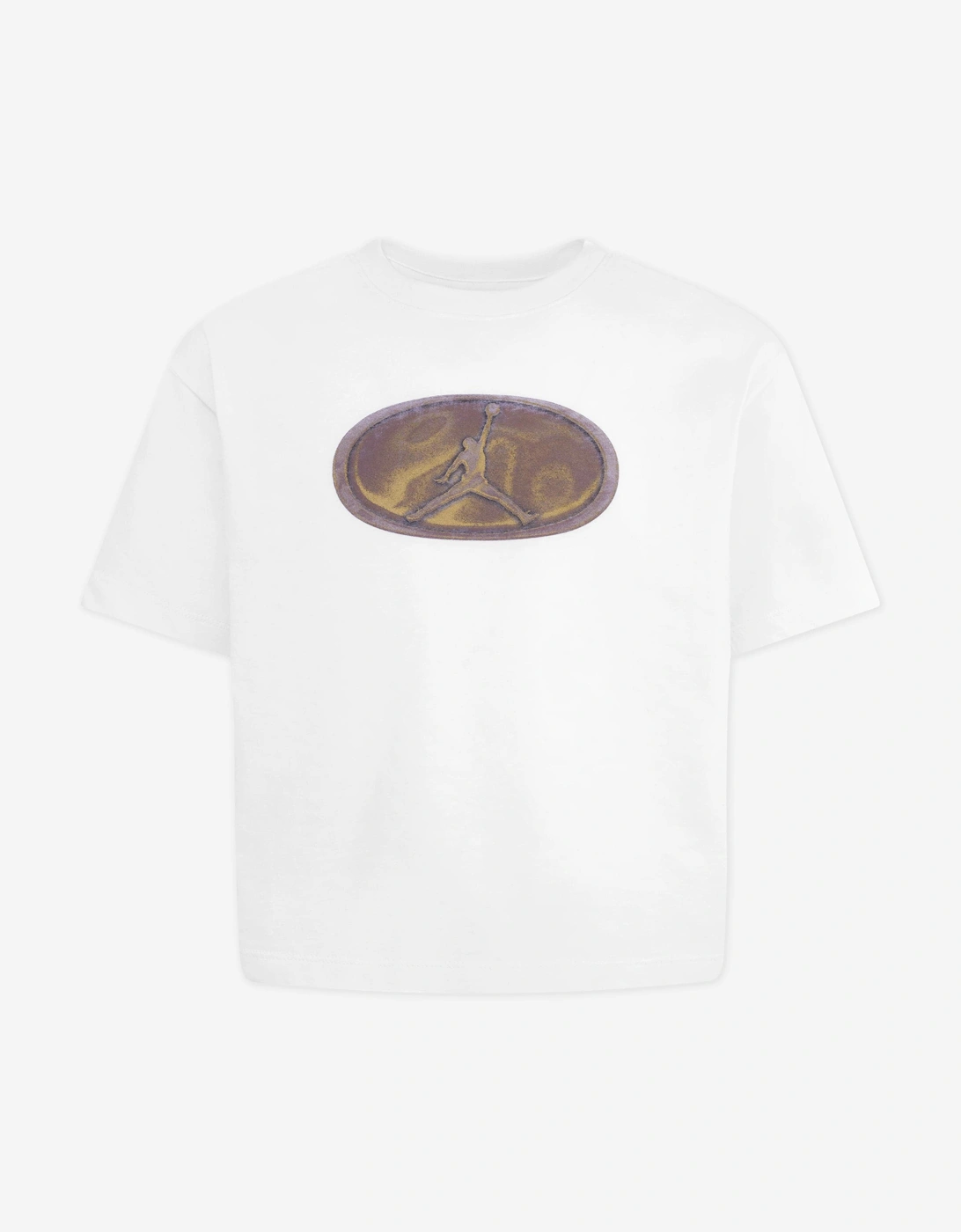 Nike Jordan Girls White 'S Jordan Logo T-Shirt In - Size: 15 Years/13 Years/14 Years Kids