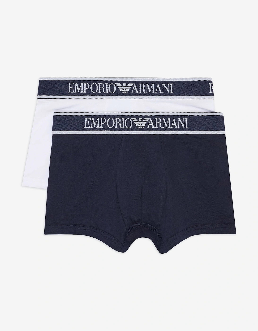 Emporio Armani Boy's Emporio Armani Boys 2 Pack Boxer Shorts Set in Navy