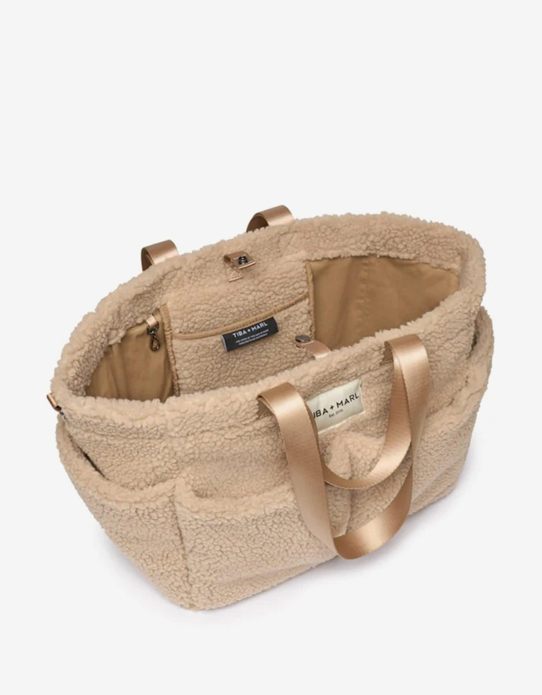 Baby The Tote Borg Fleece in Beige (30cm)
