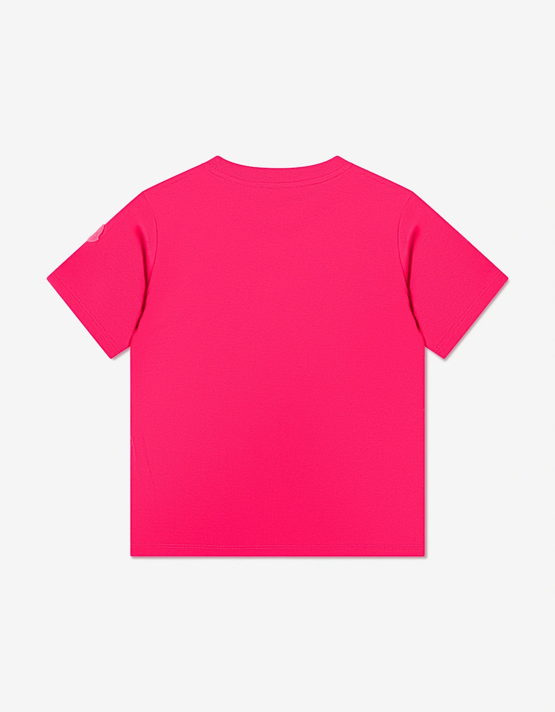 Enfant Girls Logo Print T-Shirt in Pink
