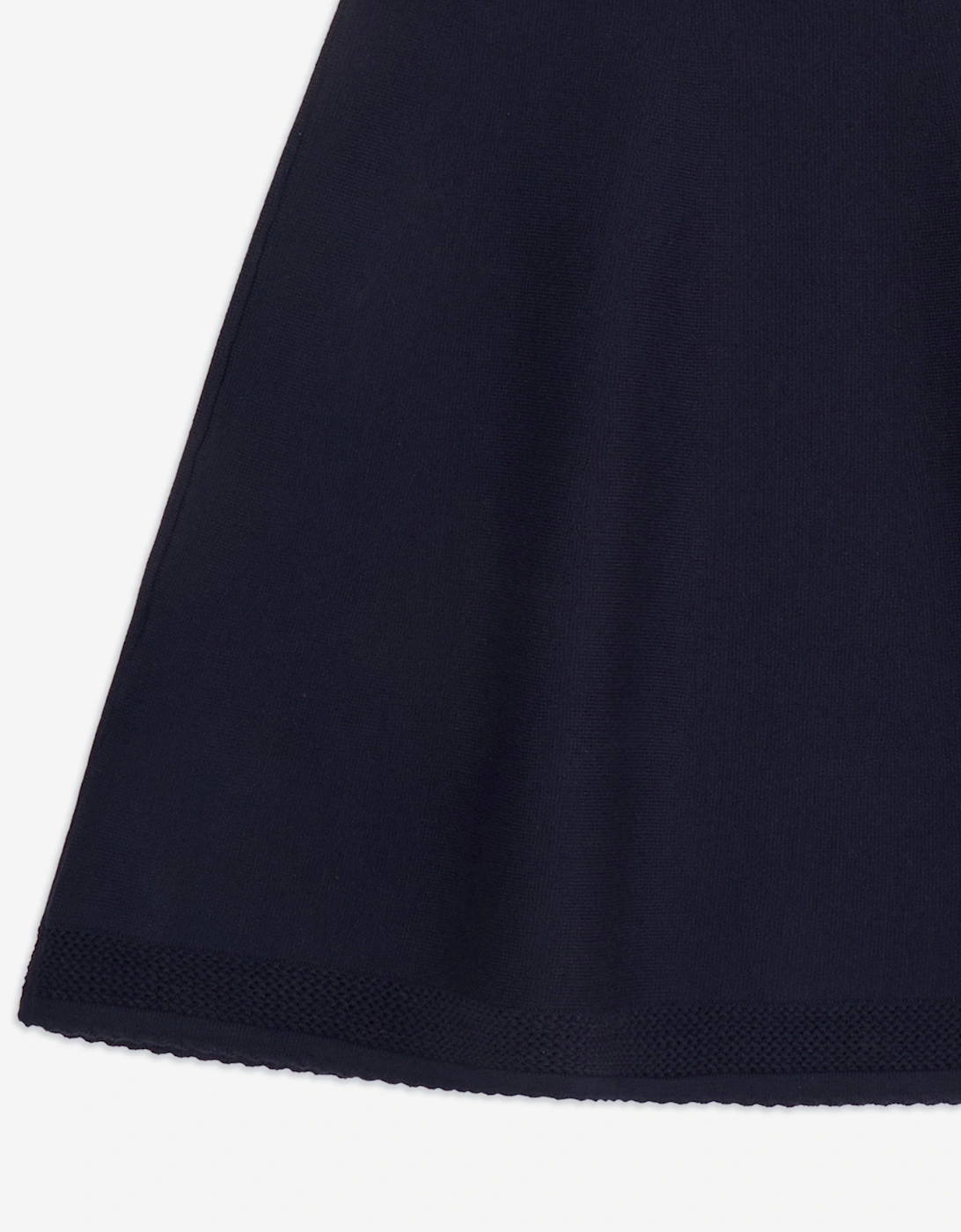 Girls Fine Knit Dress in Navy