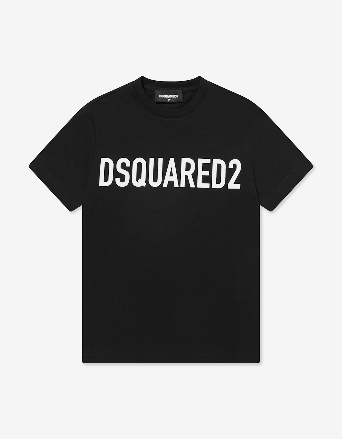 Kids Logo Print T-Shirt in Black, 5 of 4