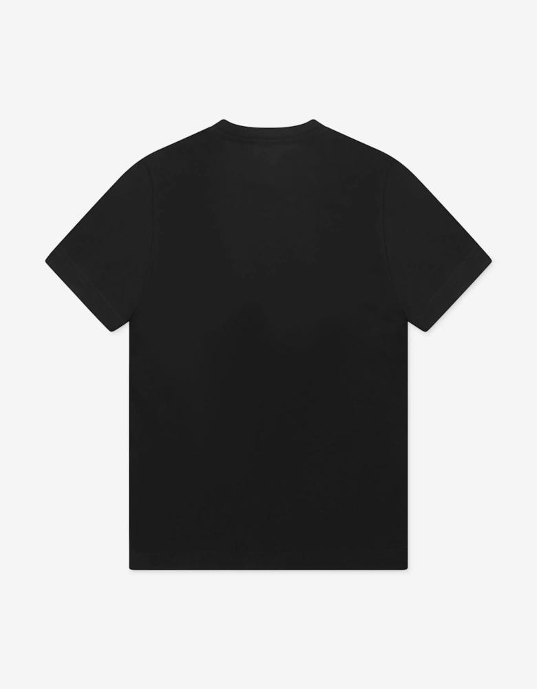 Kids Logo Print T-Shirt in Black
