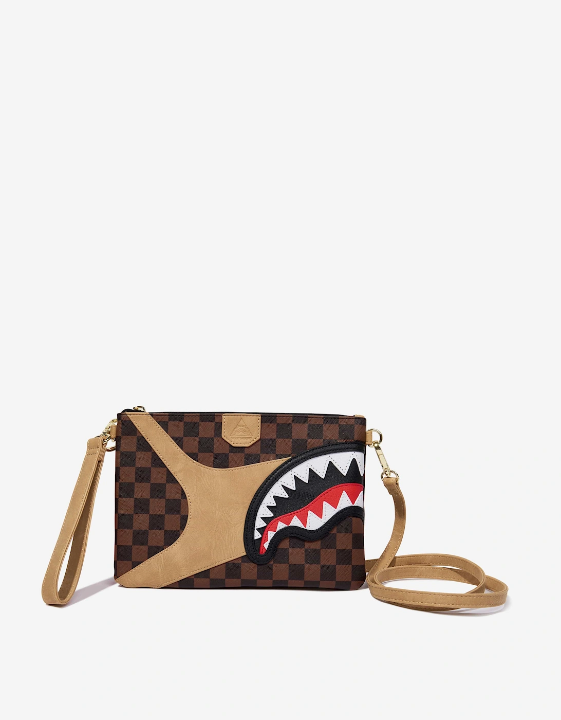 Sprayground Girls Brown 'S Hennyville Crossover Clutch In (25Cm) - Size: One Size, Kids