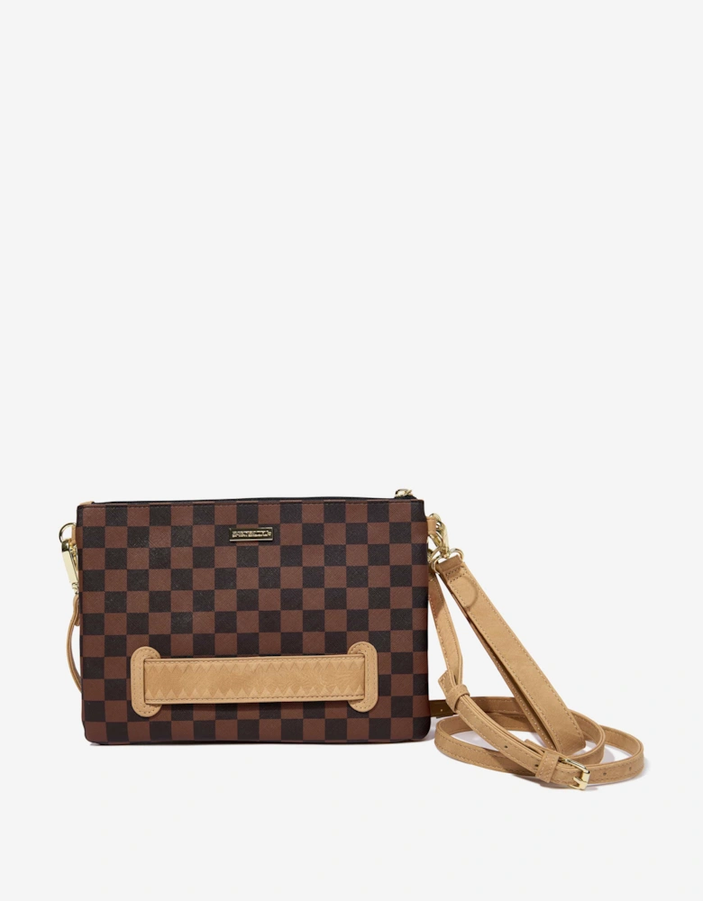 Kids Hennyville Crossover Clutch in Brown (25cm)